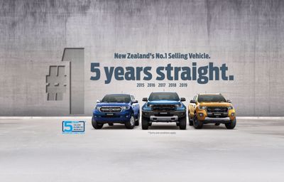 New Zealand's No.1 Selling Vehicle - 5 years straight