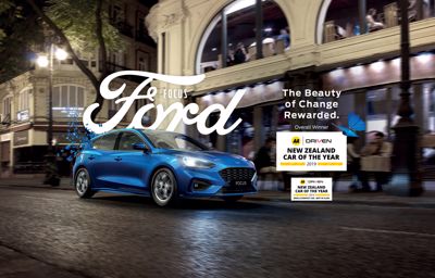 Ford Focus wins AA Driven New Zealand Car of the Year award