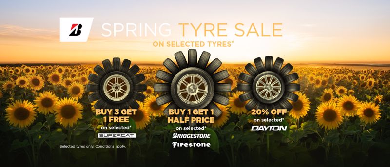 Bridgestone’s Spring Sale is on now!