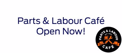 Parts & Labour Café – Open now at Team Hutchinson Ford!
