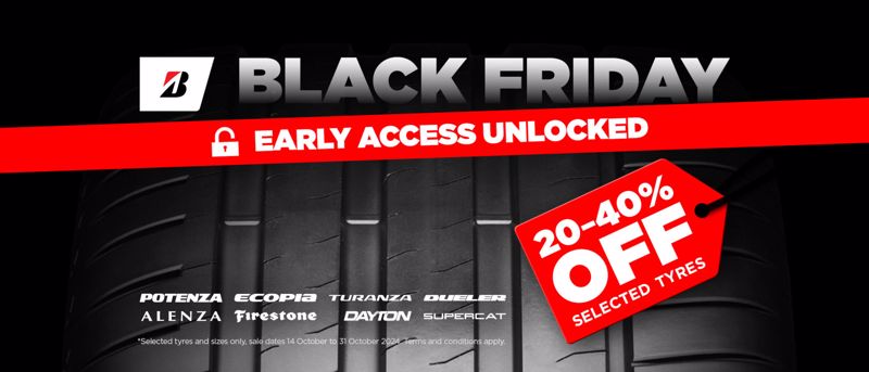 Bridgestone’s Black Friday Sale is on now! 