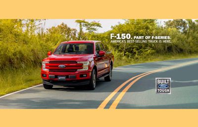 A NEW ARRIVAL. THE NEW FORD F-150