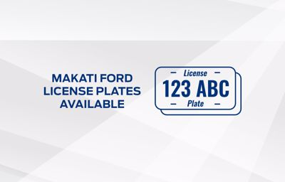 Makati Ford - Available Plate