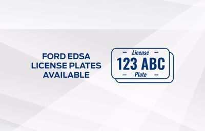 Ford EDSA Greenhills - Available Plate