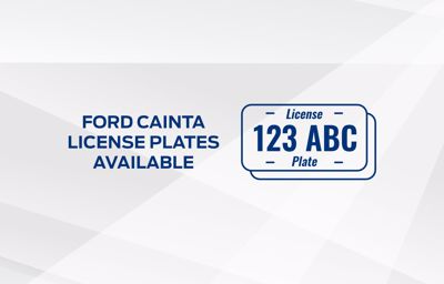 Ford Cainta - Available Plate