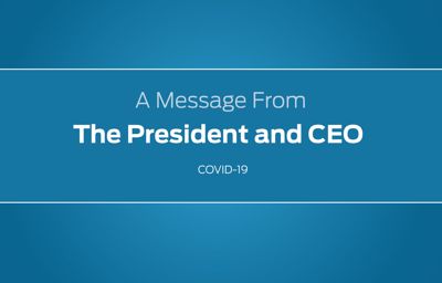 A MESSAGE REGARDING COVID-19