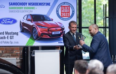 Elektryczne Fordy zdobyły dwie statuetki w plebiscycie Fleet Derby 2022