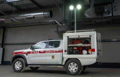 Pierwszy w Polsce Ford Ranger nowej generacji przystosowany do działań ratowniczo-pożarniczych