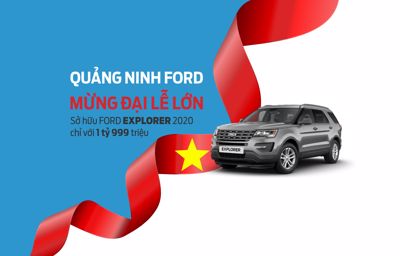 Quảng Ninh Ford ưu đãi hấp dẫn nhân dịp lễ 30/4 cho khách mua xe