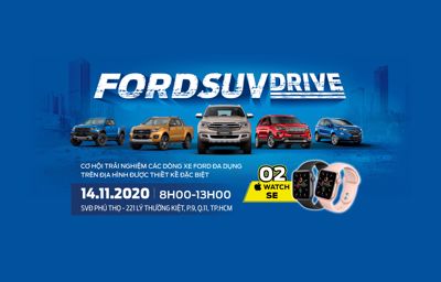 SỰ KIỆN LÁI THỬ FORD SUV DRIVE 2020 CÙNG CITY FORD