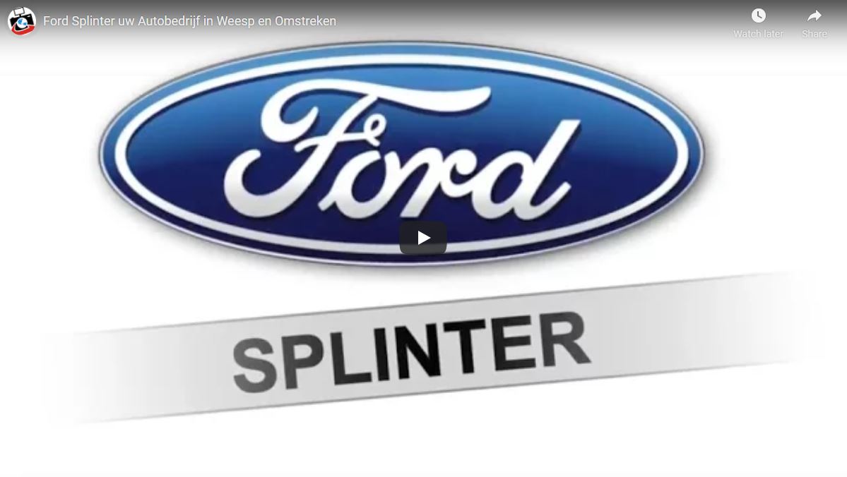 video over Ford Splinter in Weesp