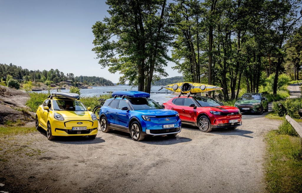 Ford Puma, Ford Explorer og Ford Capri i norsk natur
